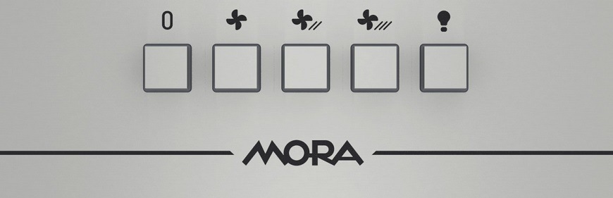 Odsavač par Mora OI 665 X nerez Vestavný odsavač par Mora OI665X, nerezová, detail