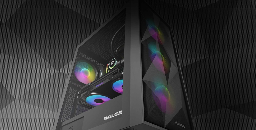 Case Genesis DIAXID 605 ARGB černá Genesis DIAXID 605 ARGB (NPC-2172)