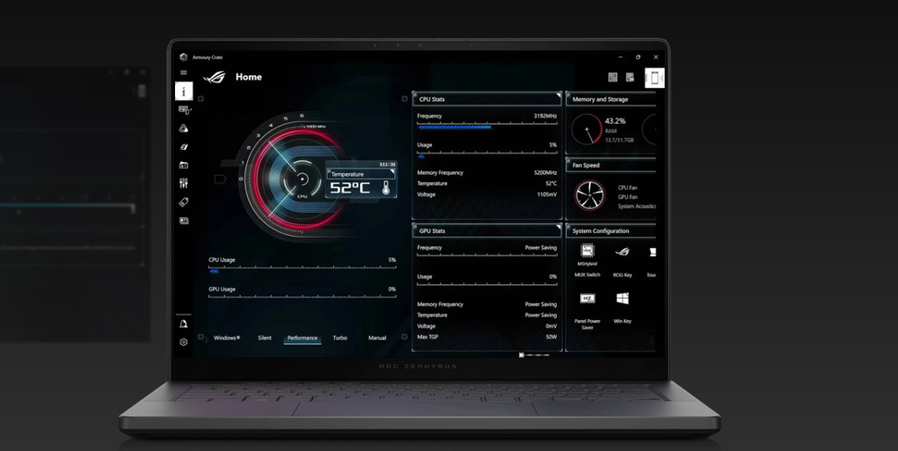 Notebook Asus ROG Zephyrus G14 šedý Notebook Asus ROG Zephyrus G14 šedý