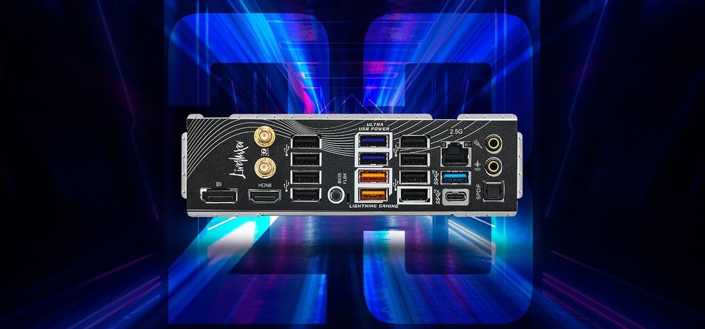 Základní deska ASRock B850 LiveMixer WiFi Na těle desky najdete 23 USB portů pro bohaté možnosti připojení