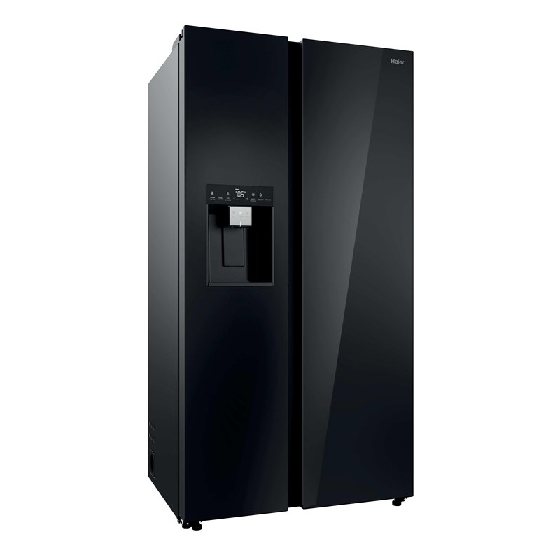 Chladnička amer. Haier HSW79F18DIGB, černá barva