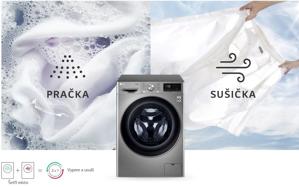 Pračka se sušičkou LG F4DV709H2TE stříbrná pracka_se_susickou_lg