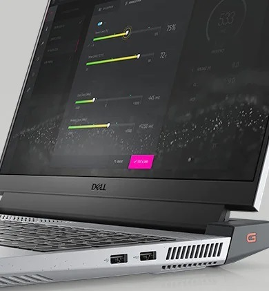 Notebook Dell G15 (5515) stříbrný Dell G15