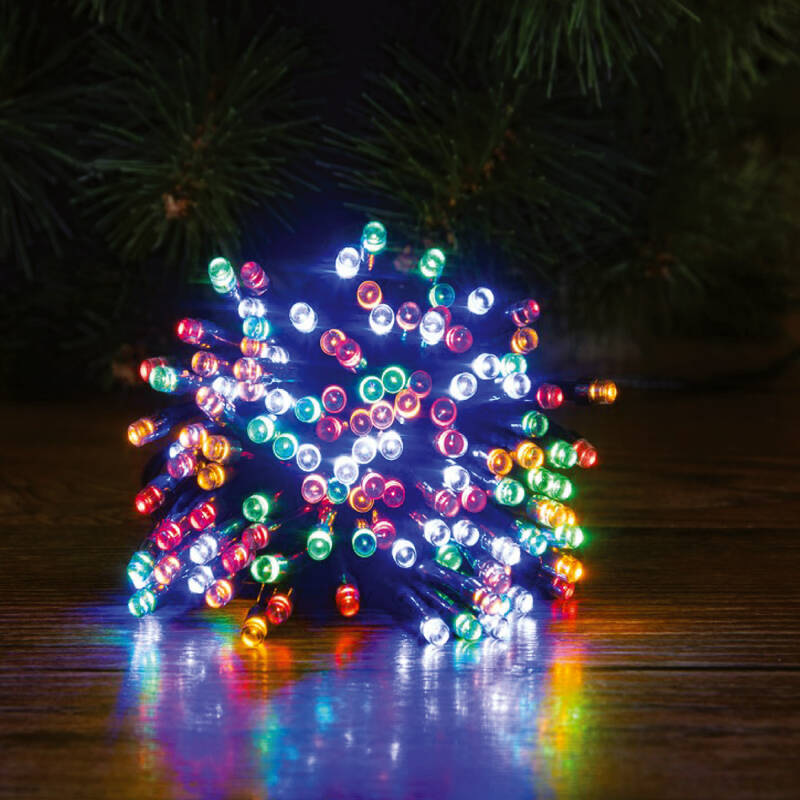 Vánoční osvětlení ColorWay vnitřní, 200 LED, USB, 20m, vícebarevné