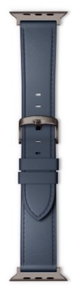 Řemínek Epico Leather na Apple Watch 38/40/41mm modrý