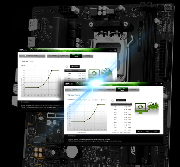 Základní deska ASRock A620AM-X černá ASRock A620AM-X těží také z výkonného chlazení a stylového podsvícení