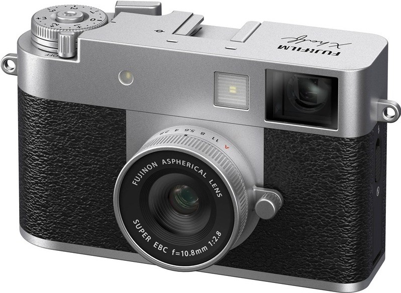 Kompaktní fotoaparát Fujifilm X half, stříbrná barva