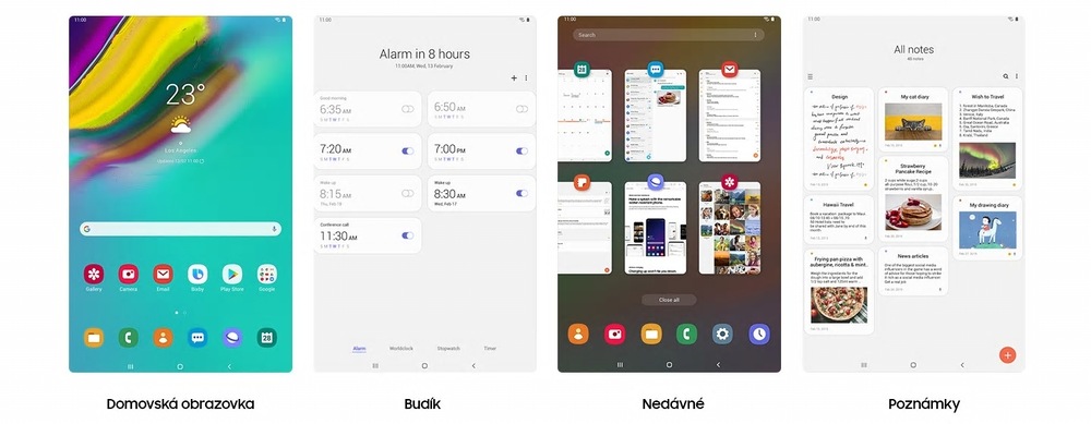 Dotykový tablet Samsung Galaxy Tab S5e stříbrný Dotykový tablet Samsung Galaxy Tab S5e stříbrný