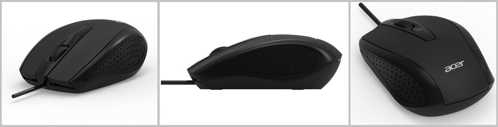 Myš Acer Wired Optical černá Myš Acer Wired Optical černá