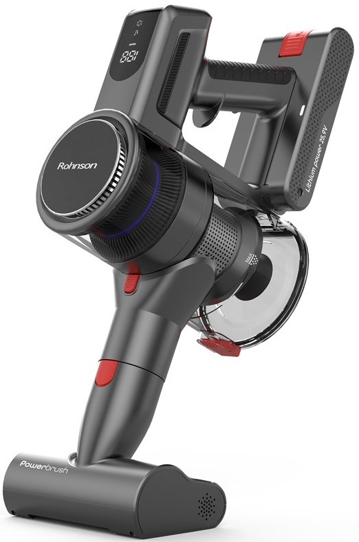 Tyčový vysavač Rohnson M2 Mamba Plus šedý/fialový