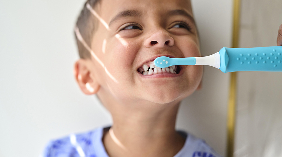 Náhradní hlavice Philips Sonicare For Kids HX6034/90 (4 ks) modrá Philips HX6032/90 Sonicare For Kids