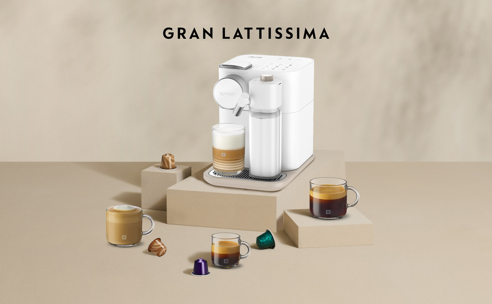 Kapslový kávovar De'Longhi Nespresso Gran Lattissima EN640.W bílý Kapslový kávovar De'Longhi Nespresso Gran Lattissima EN640.W bílý
