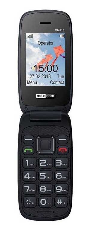 Mobilní telefon MaxCom Comfort MM817 černý MaxCom Comfort MM817