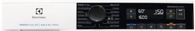 Pračka se sušičkou Electrolux PerfectCare 800 EW8WN261B bílá Electrolux PerfectCare 800 EW8WN261B, bílá