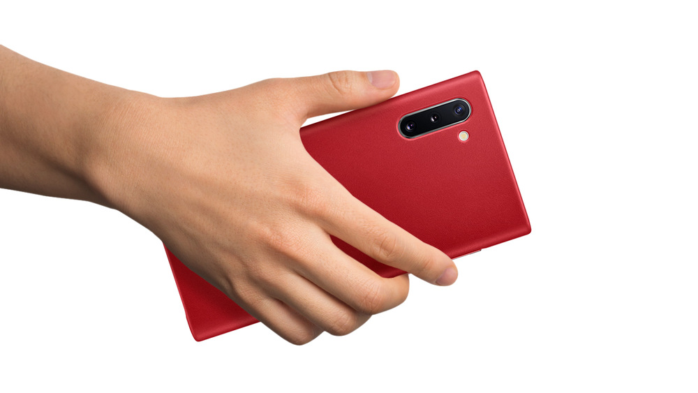 Kryt na mobil Samsung Leather Cover na Galaxy Note10 bílý Kryt na mobil Samsung Leather Cover na Galaxy Note10 bílý