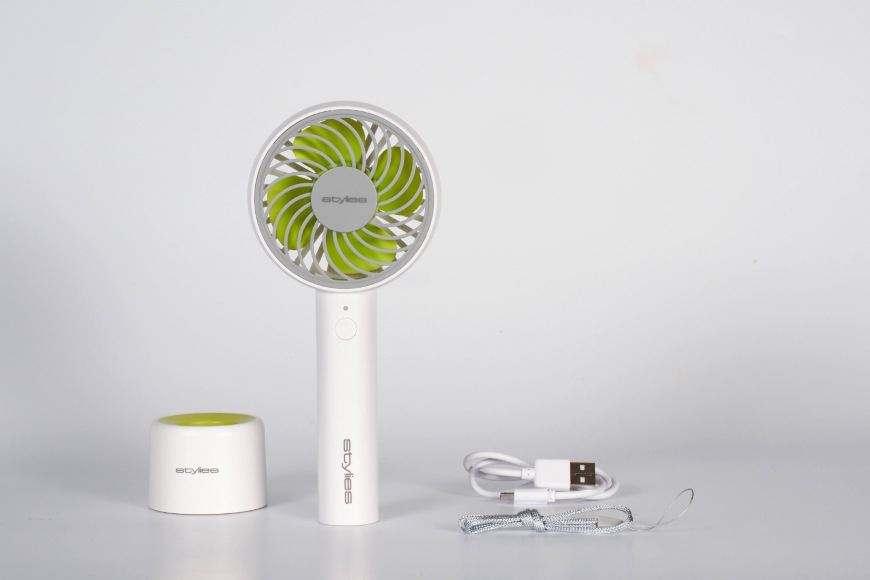Ventilátor Stylies Lacerta bílý/zelený Stylies Lacerta