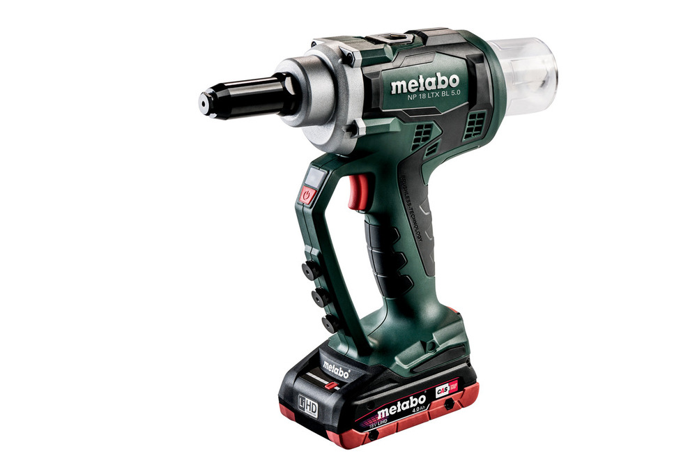 Pistole nýtovací Metabo 619002800 NP18 LTX BL 5.0 (s baterií)