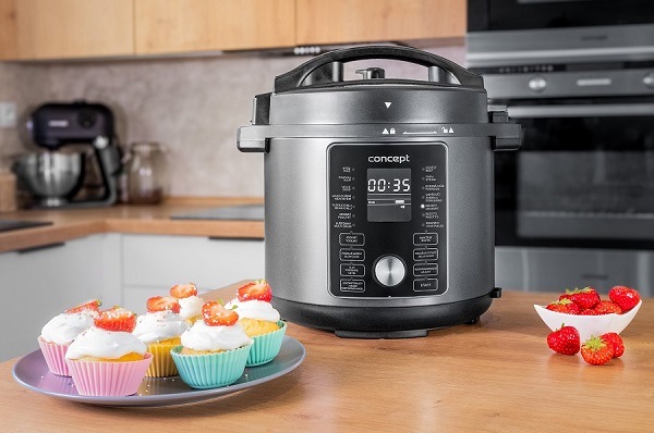 Multifunkční tlakový hrnec Concept CK8000 COOKERY 11 v 1 černý