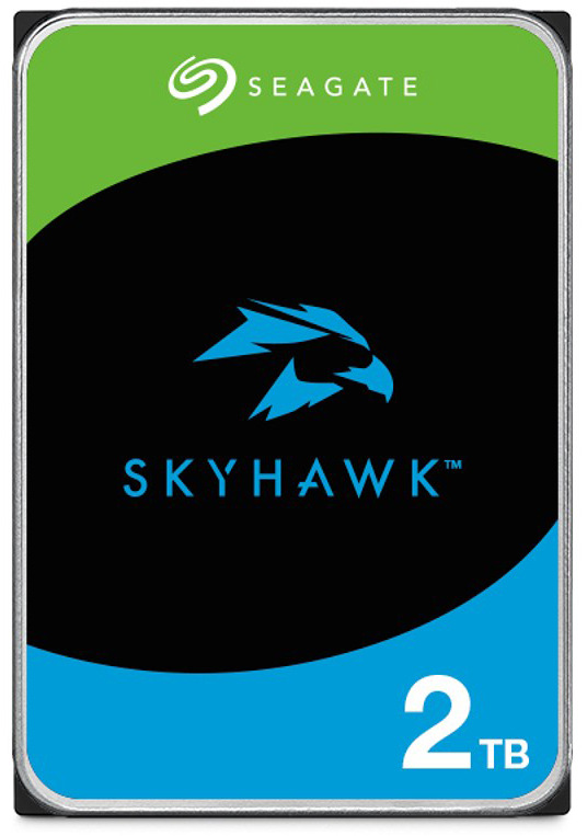 Interní pevný disk Seagate SkyHawk, černá barva