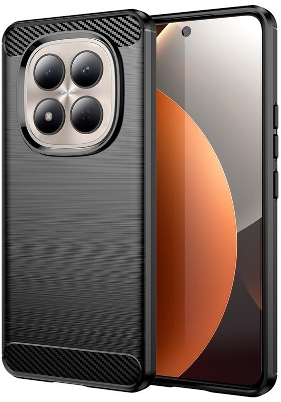 Kryt na mobil WG Carbon na Xiaomi Redmi Note 15 Pro 4G v černém provedení