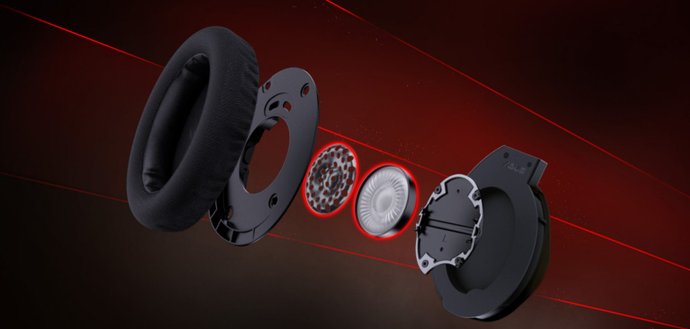 Headset Asus ROG Strix Fusion 300 růžový
