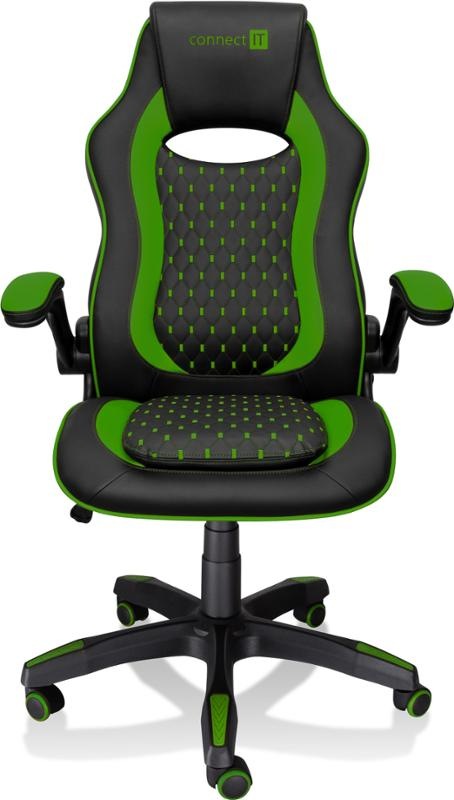 Herní židle Connect IT Matrix Pro černá/zelená