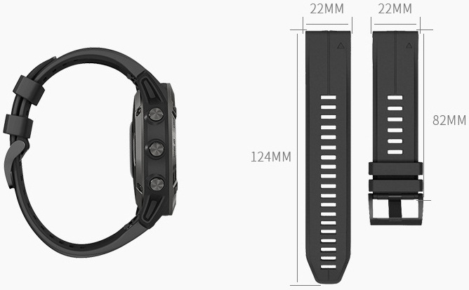 Řemínek RhinoTech pro Garmin QuickFit sportovní silikonový 22mm zelený
