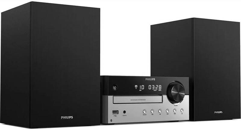 Mikrosystém Philips TAM4205 černý/stříbrný
