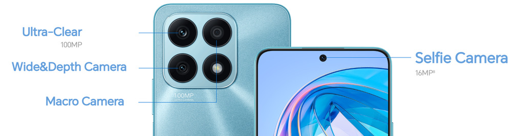 Mobilní telefon HONOR X8a 6 GB / 128 GB stříbrný