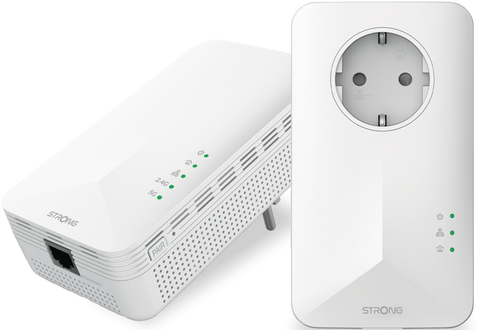 Powerline Wi-Fi 1 000 Kit EU V2, bílá