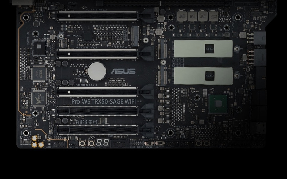 Základní deska Asus Pro WS TRX50-SAGE WIFI černá Asus Pro WS TRX50-SAGE WIFI je kompatibilní i s rychlými SSD