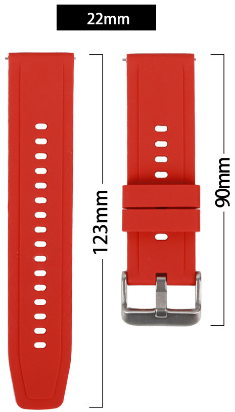 Řemínek RhinoTech univerzální silikonový Quick Release 22mm černý Řemínek RhinoTech univerzální silikonový Quick Release 22mm černý