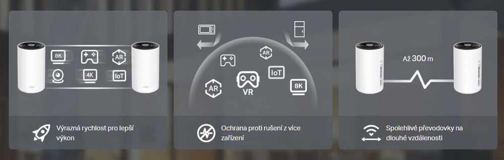 Komplexní Wi-Fi systém TP-Link Deco PX50 (2 ks) bílý Komplexní Wi-Fi systém TP-Link Deco PX50 (2 ks) bílý