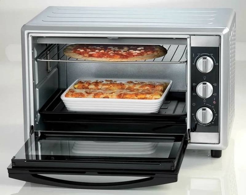Mini trouba Ariete Bon Cuisine 450, 986, 45 L stříbrná