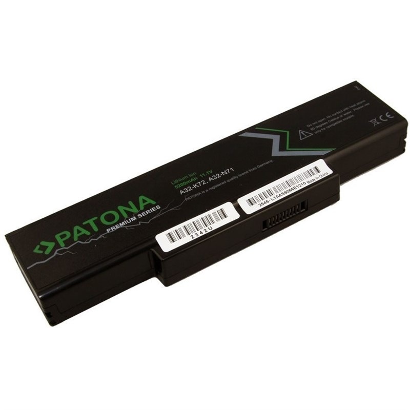 Baterie PATONA pro ASUS A32-K72 5200mAh Li-Ion 11,1V PREMIUM