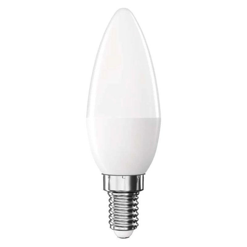 Žárovka LED EMOS Classic svíčka, 4,2W, 470lm, E14, teplá bílá (3 ks)