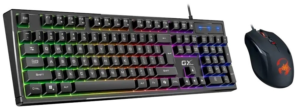 Klávesnice s myší Genius GX GAMING Scorpion KM-GX6 černá GEN31330010403_02