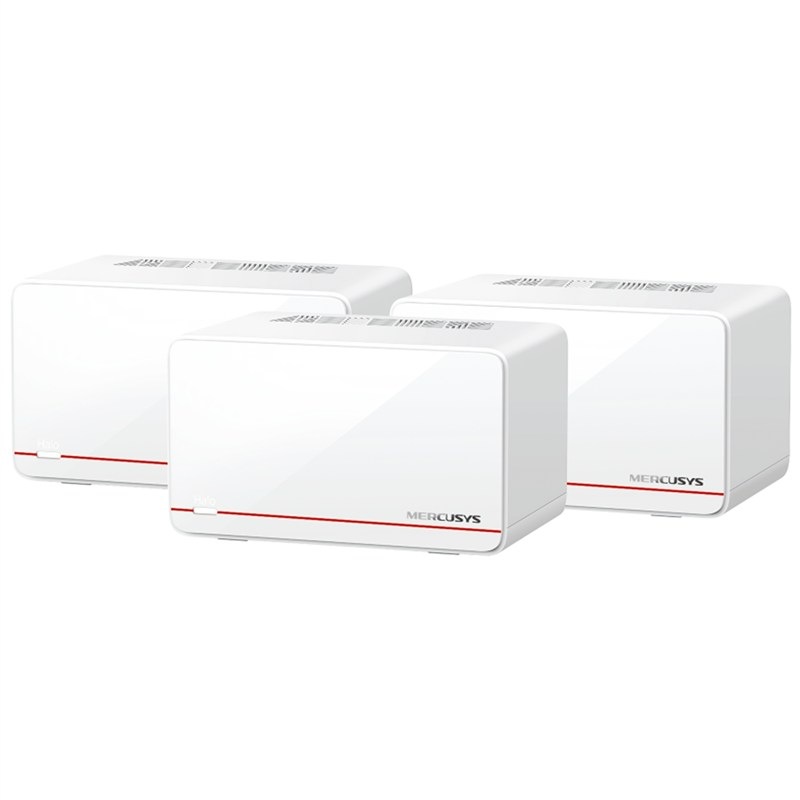 Komplexní Wi-Fi systém Mercusys Halo H37BE (3-pack) - bílá barva