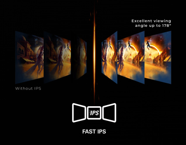 AOC Q24G4RE sází na technologii Fast IPS
