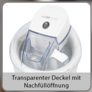 Zmrzlinovač Clatronic ICM 3764 bílý Clatronic ICM 3764, bílá