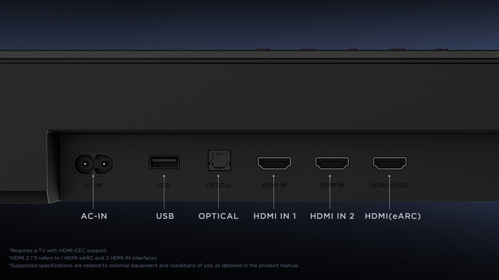 Soundbar TCL Q85H PRO černý Soundbar TCL Q85H PRO černý