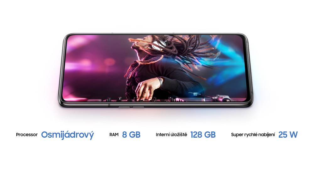 Mobilní telefon Samsung Galaxy A80 Dual SIM černý