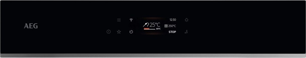 Trouba AEG série 7000 TE7PB63ZAB černá AEG TE7PB63ZAB ovládací panel