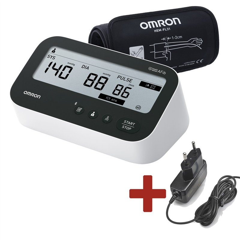 Tlakoměr OMRON M4 Connect Smart pro domácí měření tlaku.