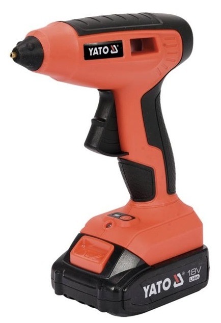 Tavná pistole YATO s teplotou 200 °C, ergonomické provedení