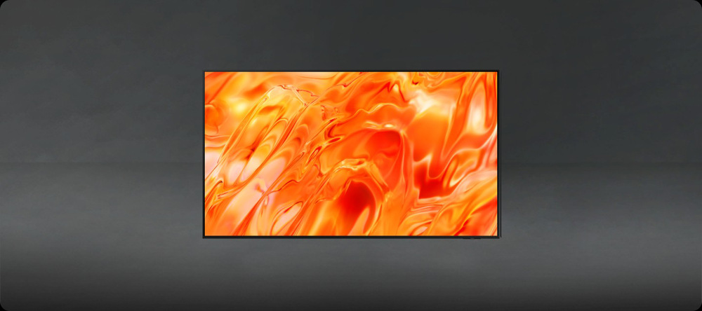 Televize Samsung přední pohled na design