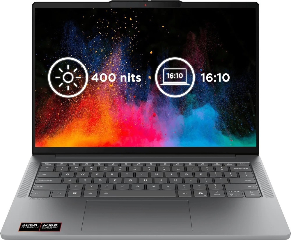 Notebook Lenovo IdeaPad Slim 5 14AHP11 v šedé barvě.