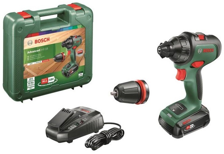 Vrtací šroubovák Bosch AdvancedDrill 18 (s baterií) Vrtací šroubovák Bosch AdvancedDrill 18 (s baterií)