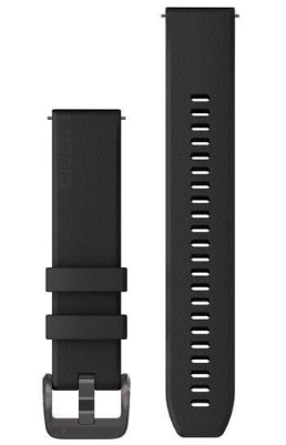 Řemínek Garmin Quick Release (20 mm), silikonový černý Garmin 20 černá