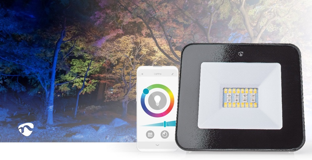 Venkovní svítidlo Nedis SmartLife, RGB, Wi-Fi Venkovní svítidlo Nedis SmartLife